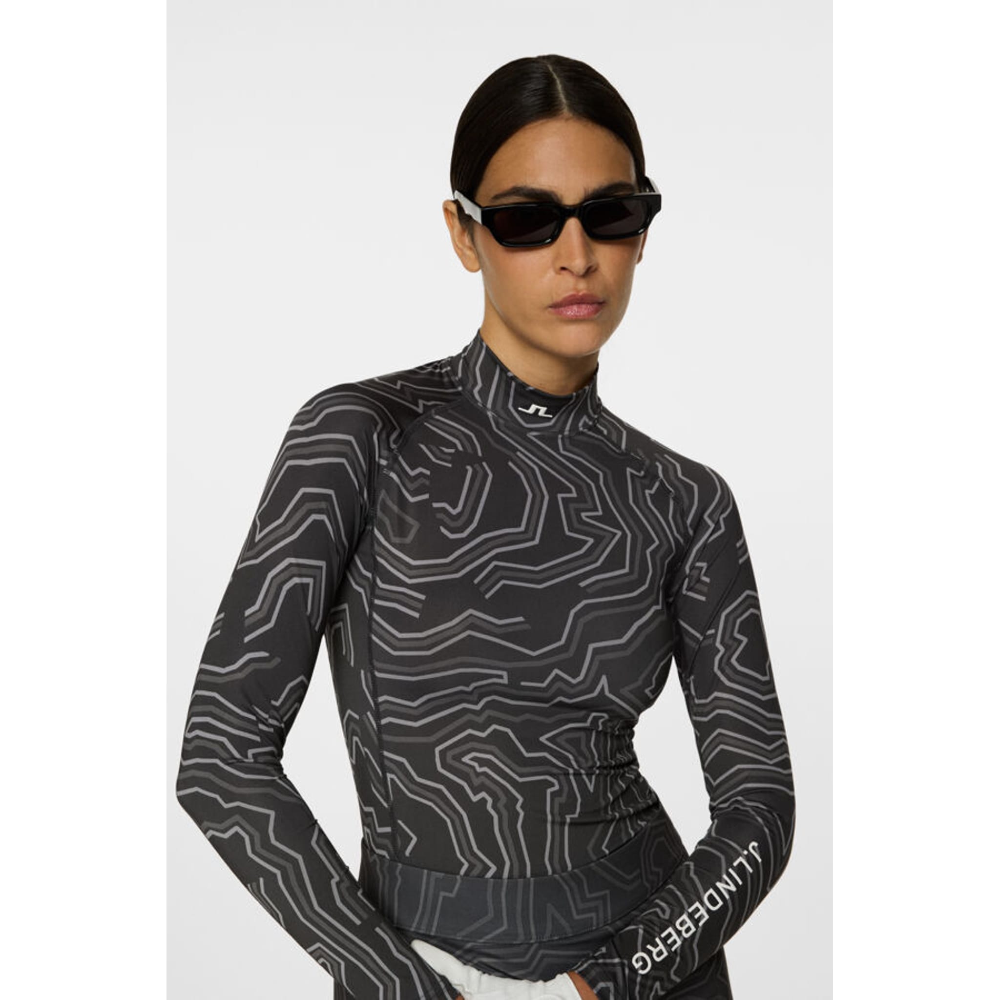 J. Lindeberg Ella Print Compression Top Damen