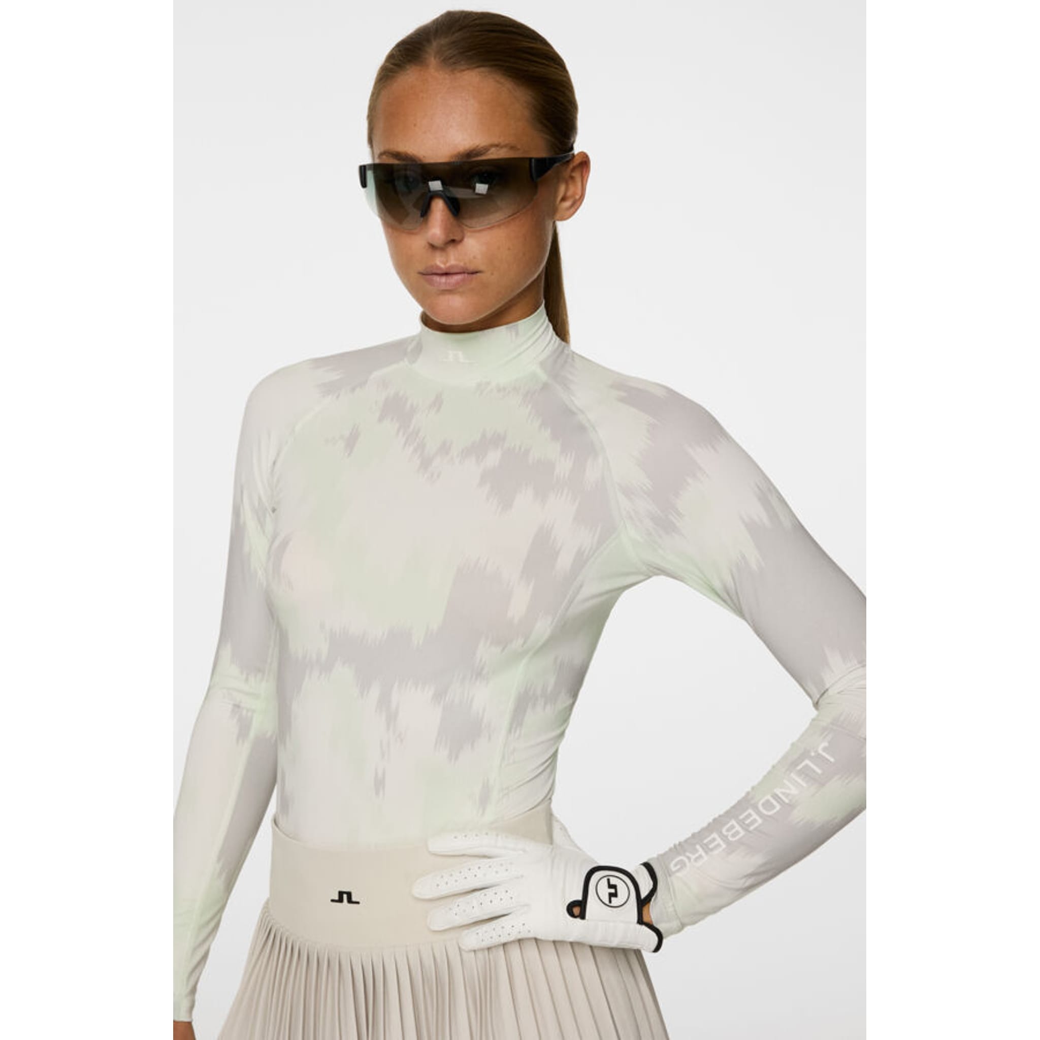 J. Lindeberg Ella Print Compression Top Damen