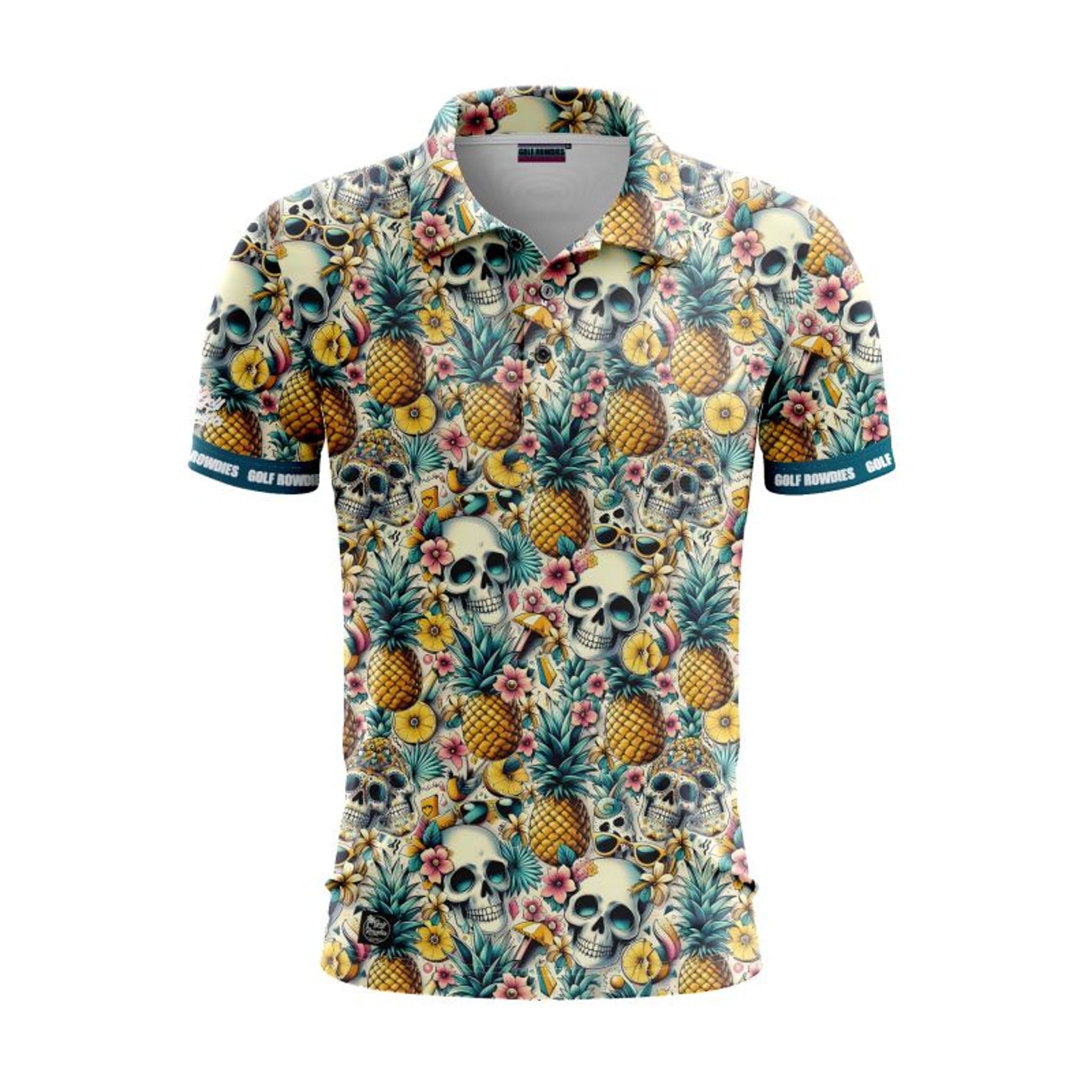 Golf Rowdies Ananas Polo Herren