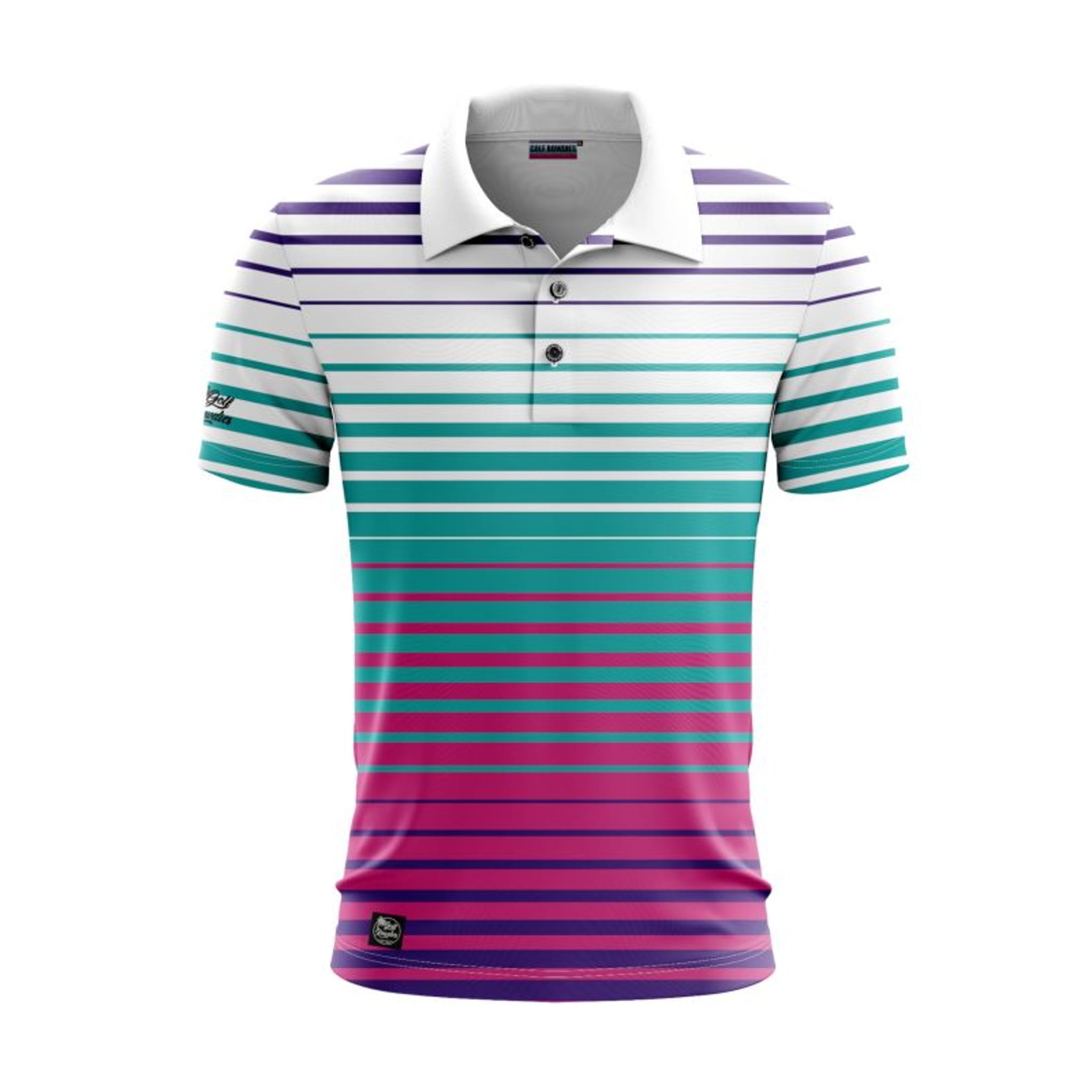 Golf Rowdies Stripes Polo Herren