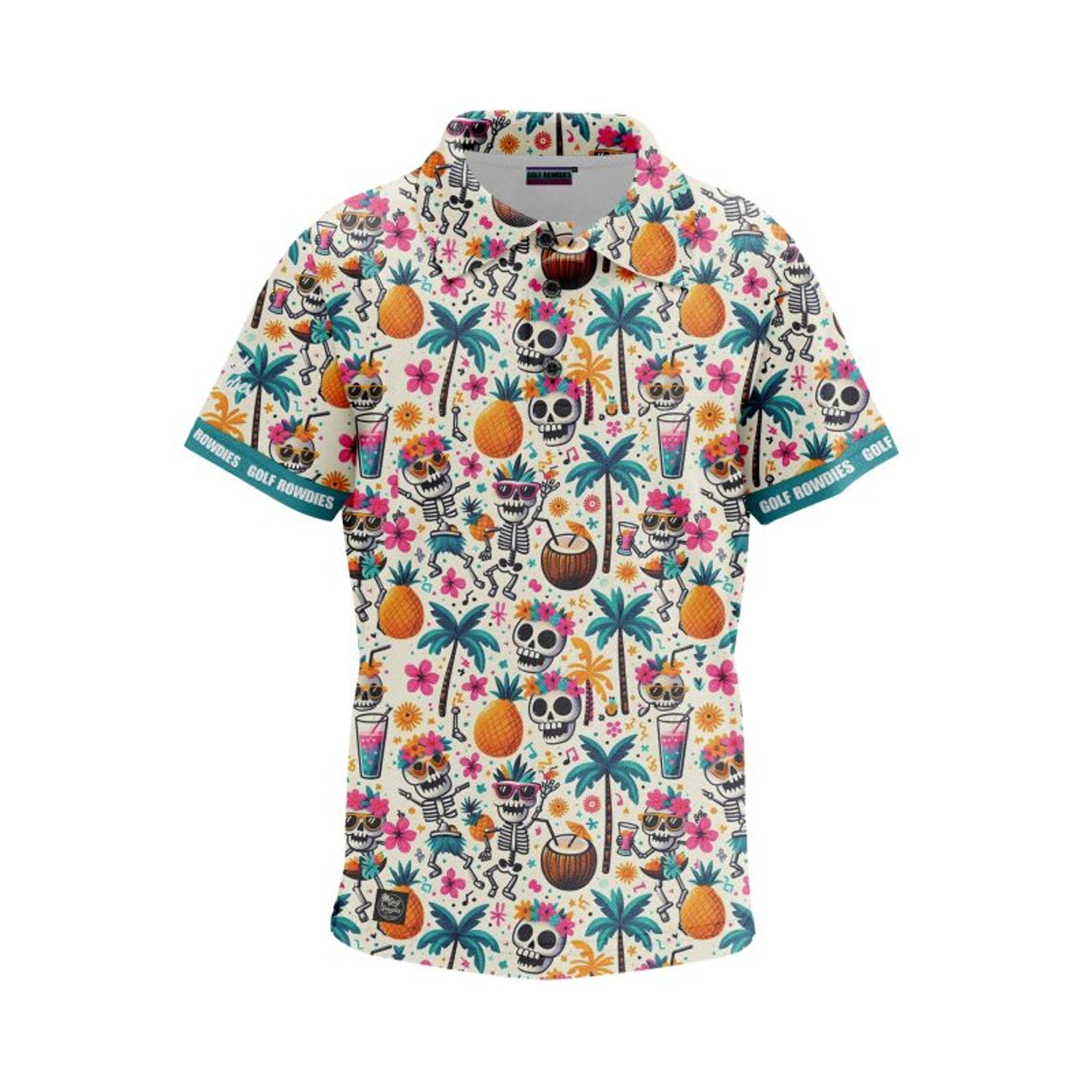 Golf Rowdies Coconut Junior Polo