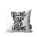 Golf Rowdies Selling Rolex for Golf Lessons Kissenhülle