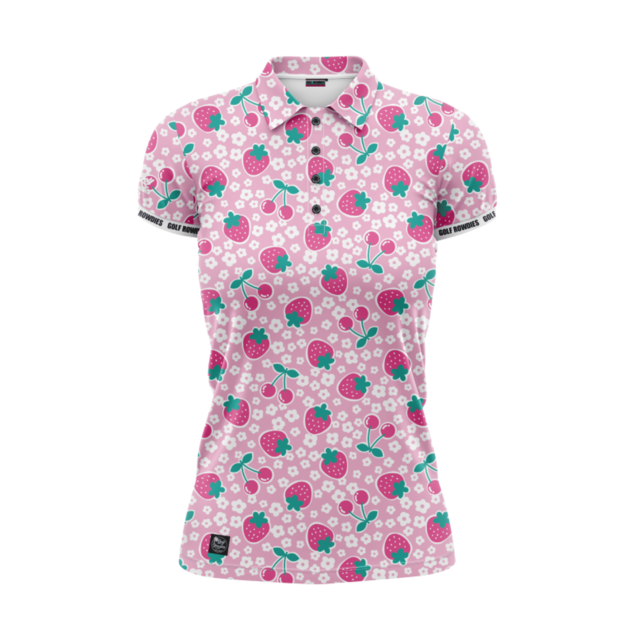 Golf Rowdies Strawberry Polo Damen