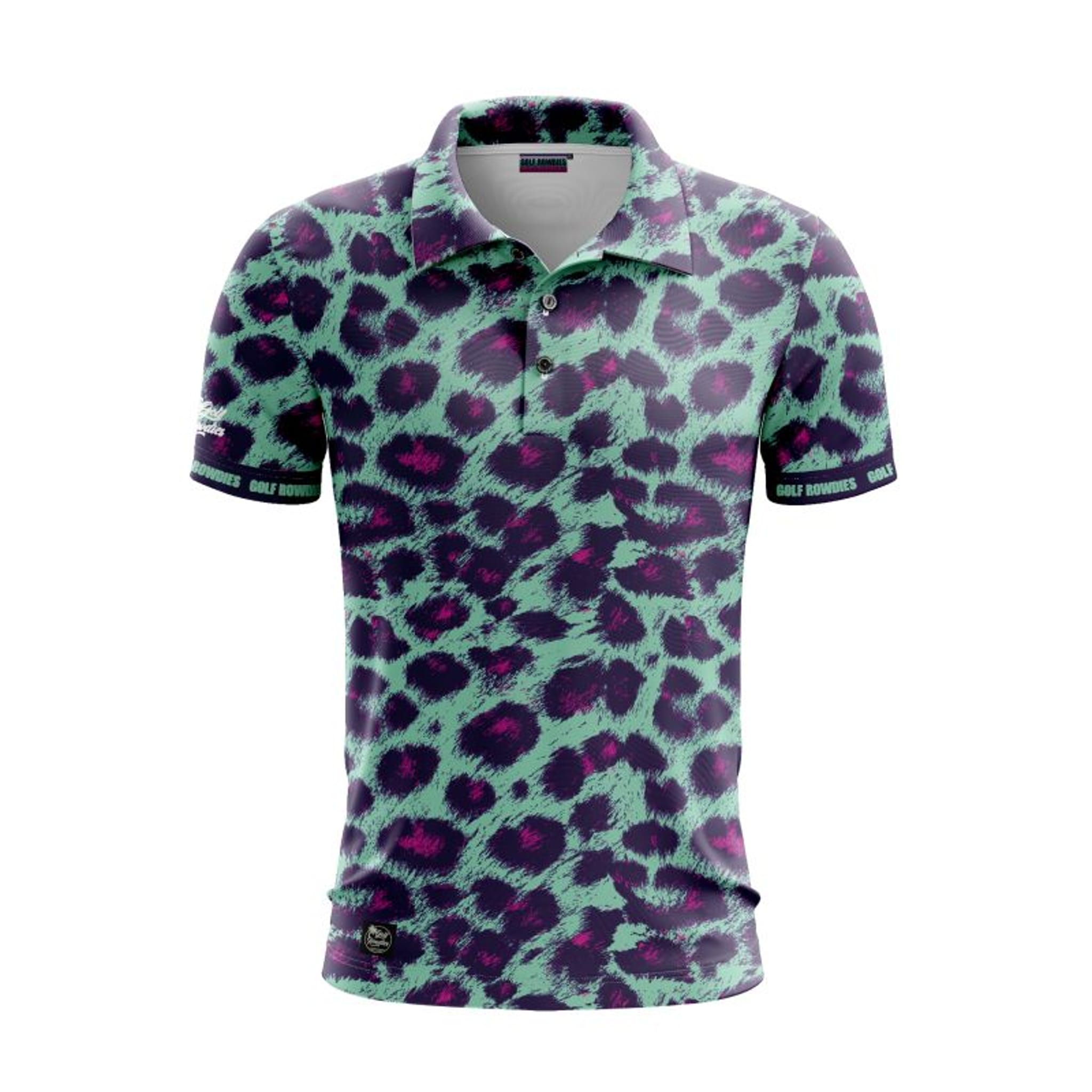 Golf Rowdies Leopard Polo Herren