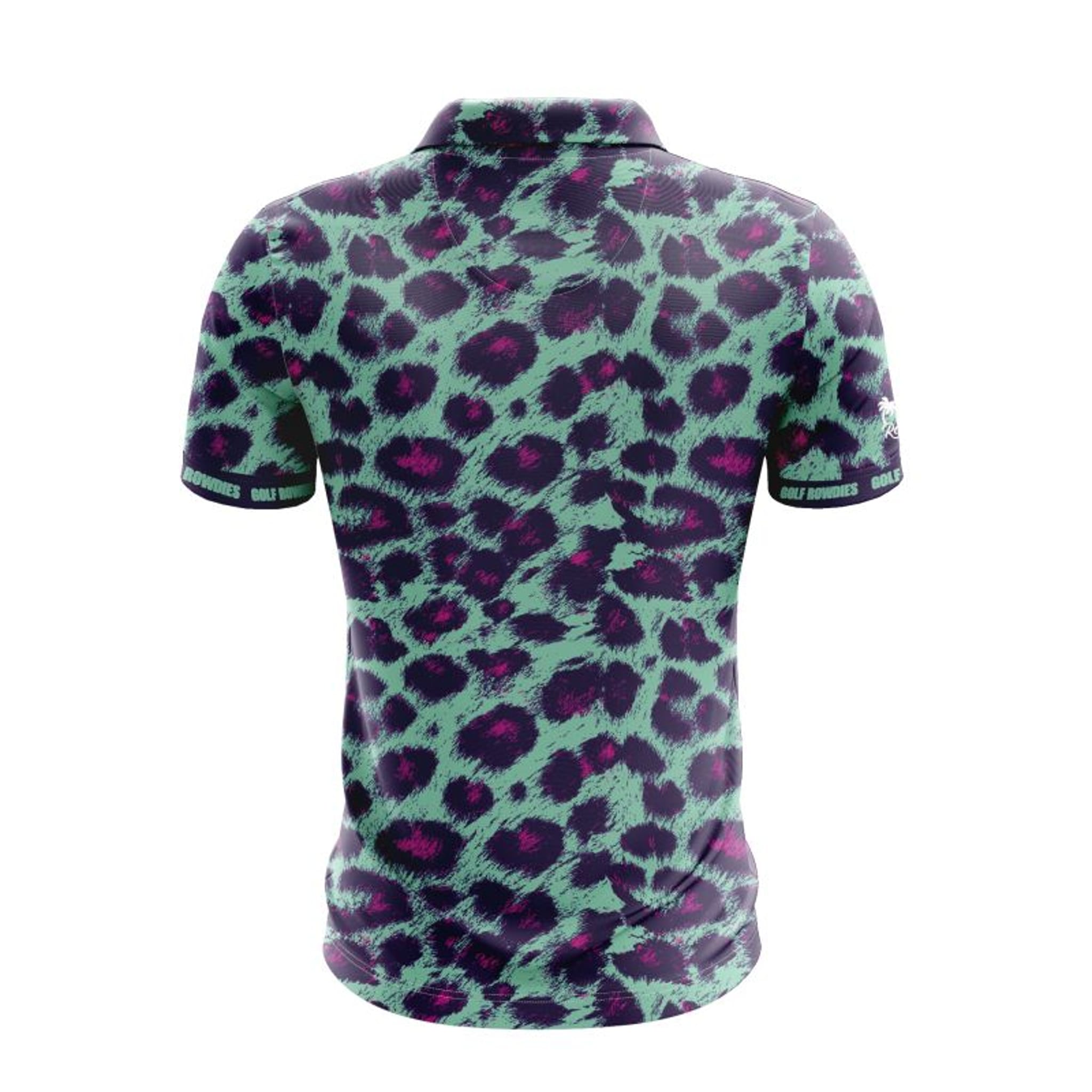 Golf Rowdies Leopard Polo Herren