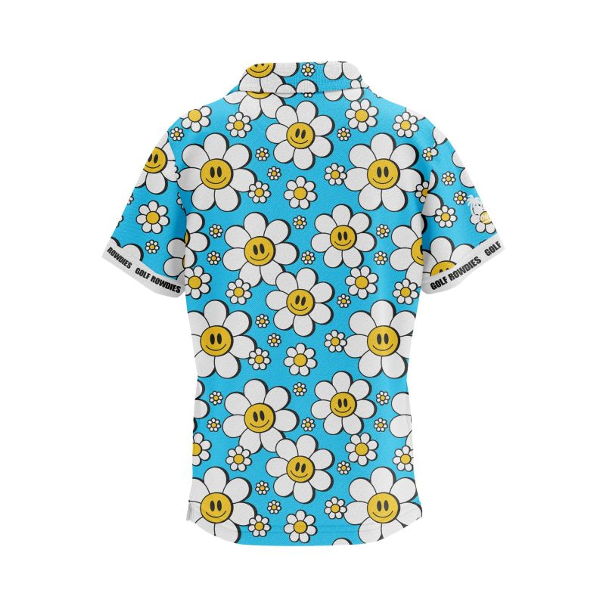 Golf Rowdies Happy Flower Junior Polo