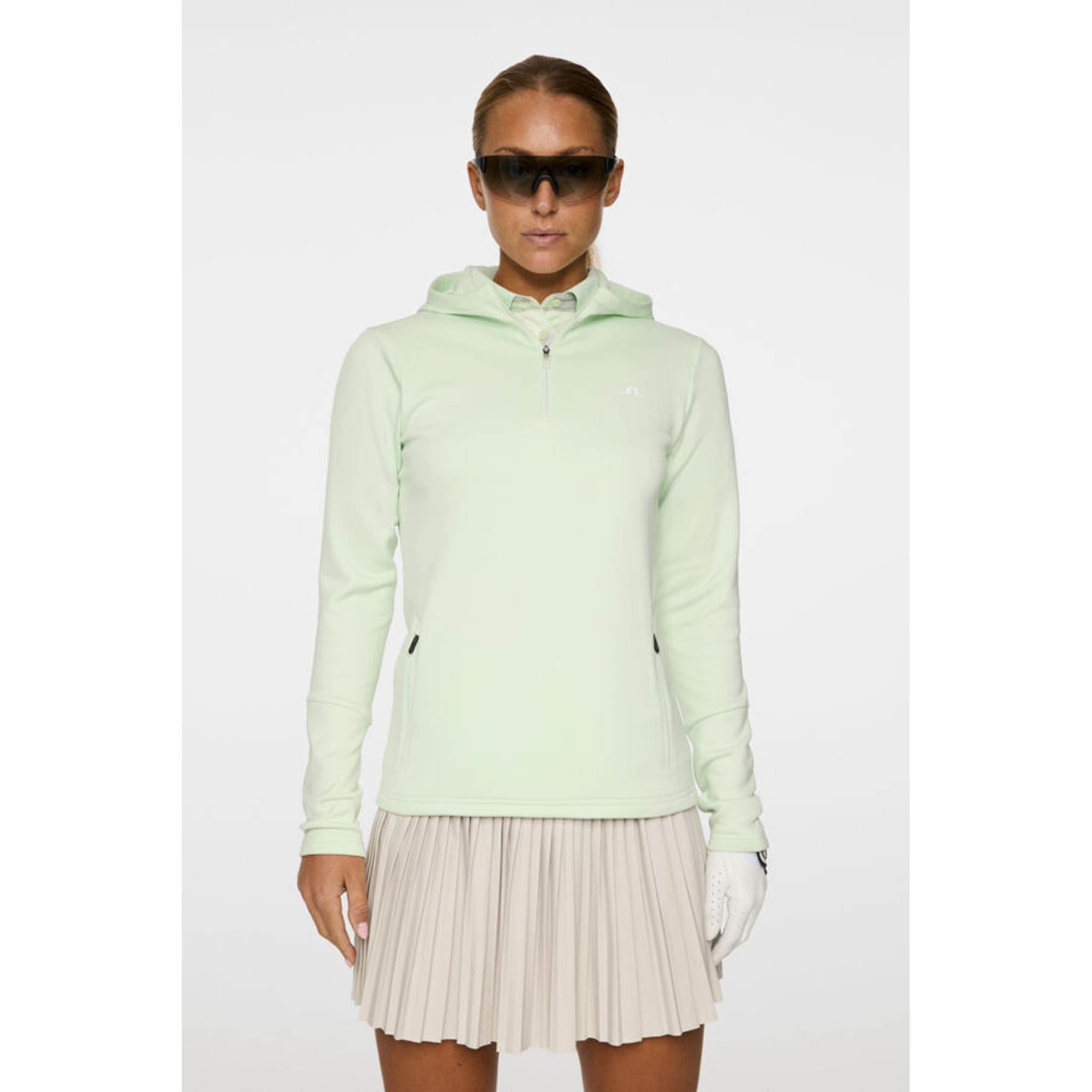 J. Lindeberg Aerialle Quarter Zip Kapuzenjacke Damen