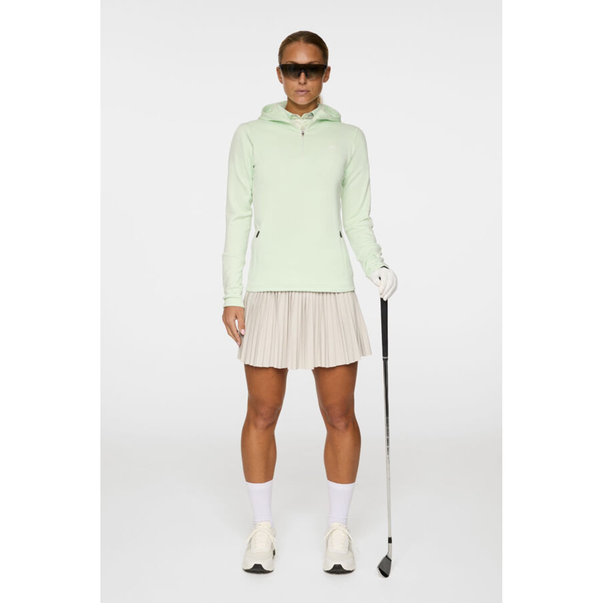 J. Lindeberg Aerialle Quarter Zip Kapuzenjacke Damen