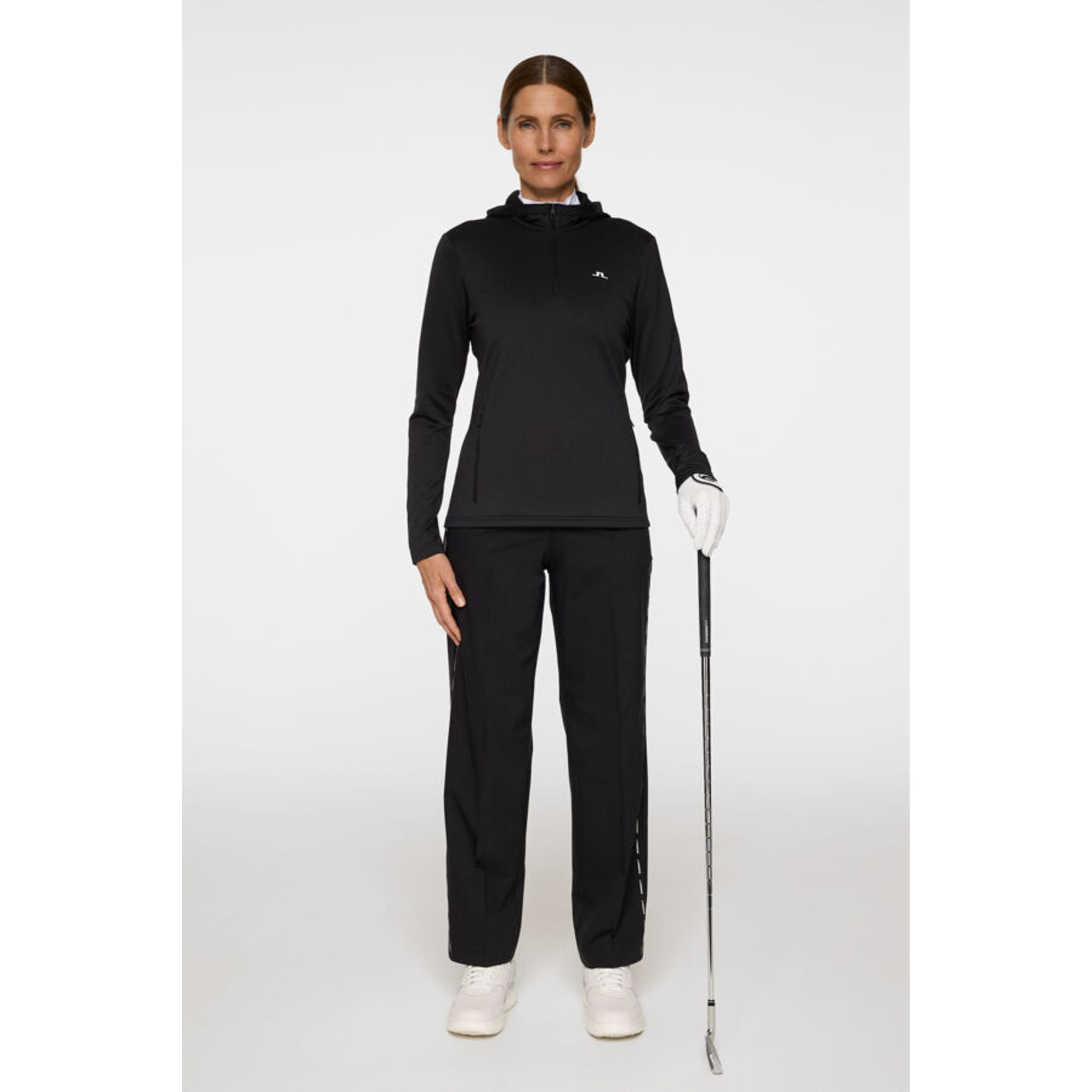 J. Lindeberg Aerialle Quarter Zip Kapuzenjacke Damen