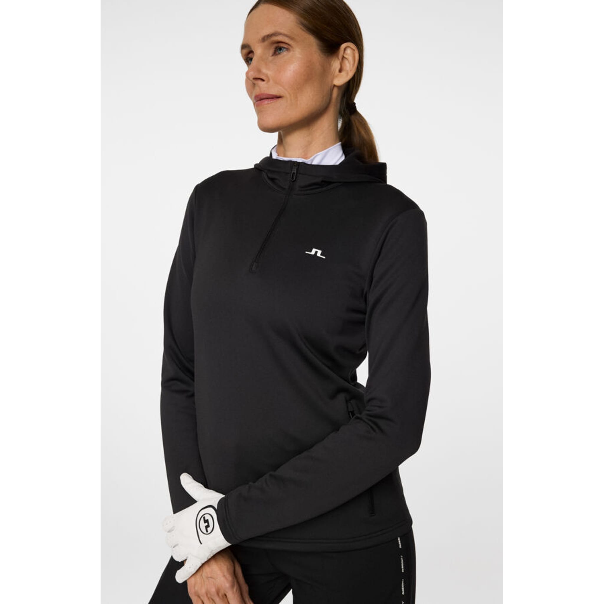 J. Lindeberg Aerialle Quarter Zip Kapuzenjacke Damen
