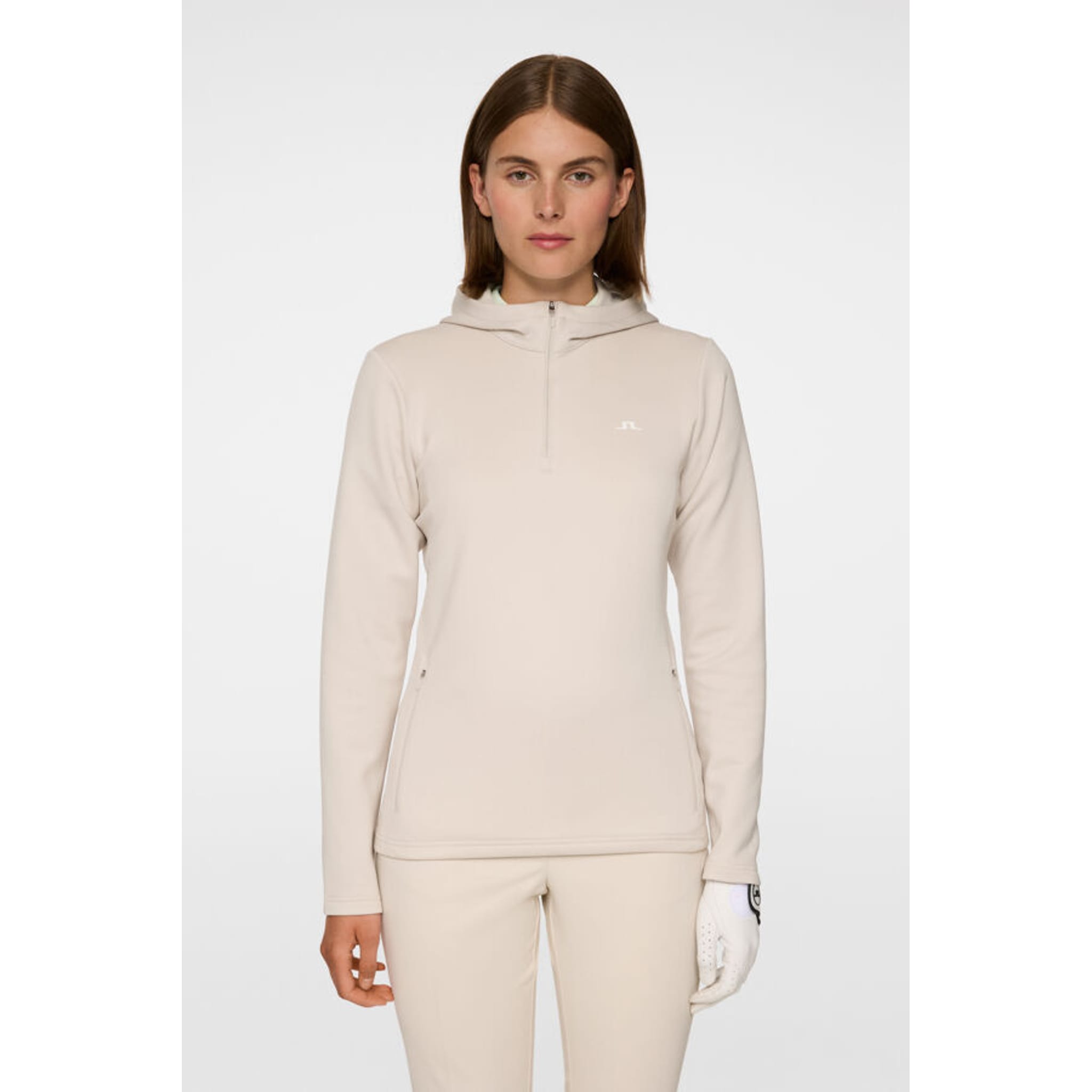 J. Lindeberg Aerialle Quarter Zip Kapuzenjacke Damen