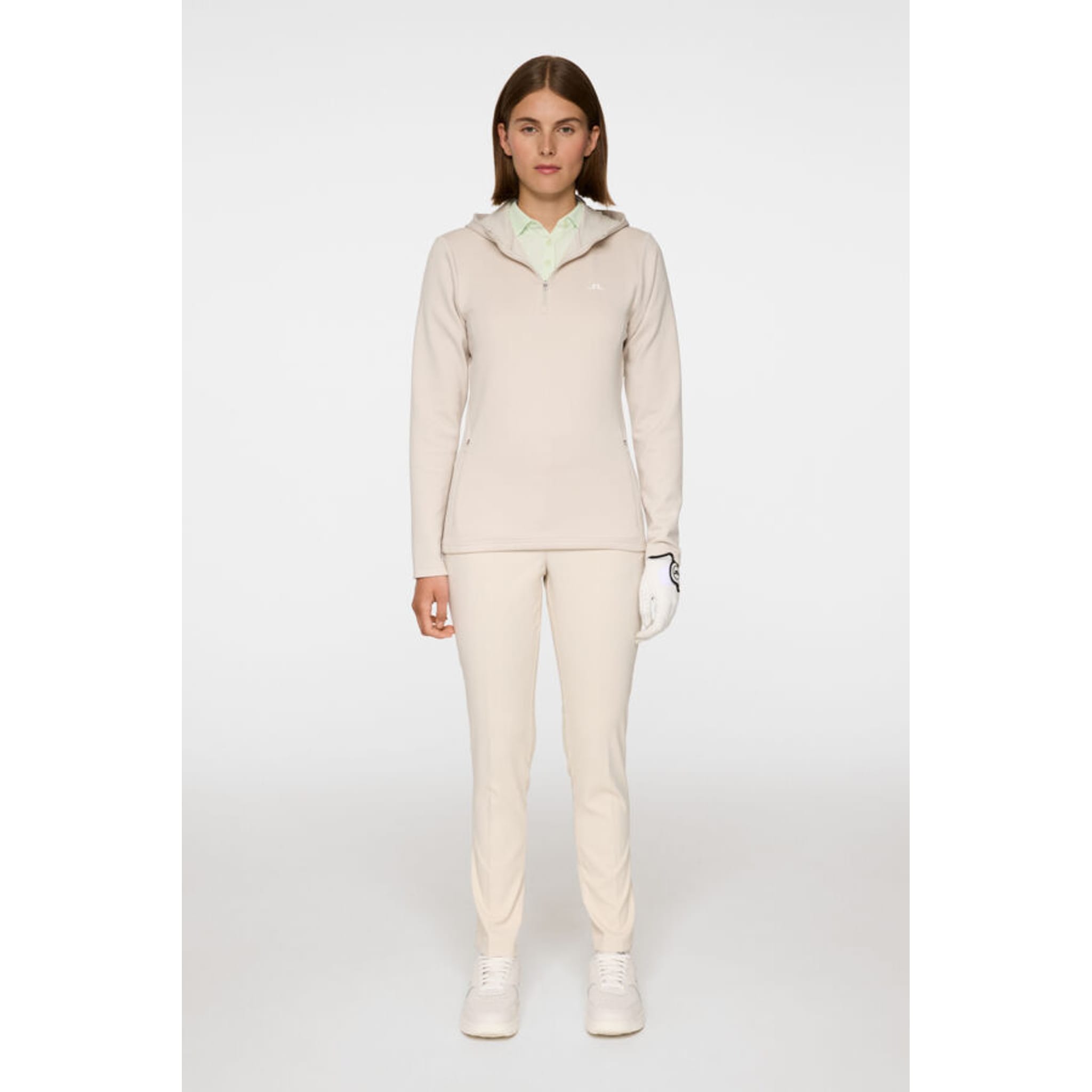 J. Lindeberg Aerialle Quarter Zip Kapuzenjacke Damen