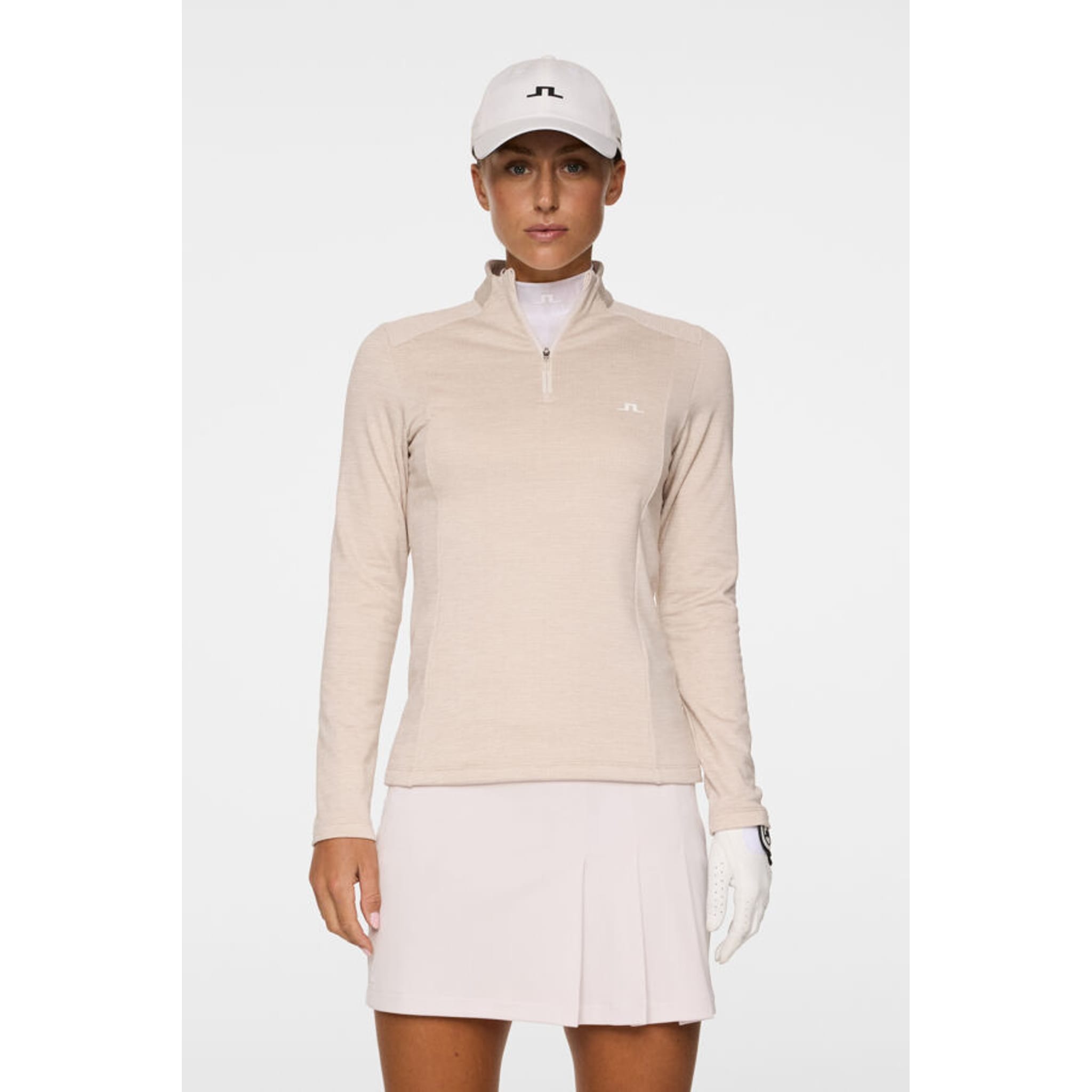 J. Lindeberg Steffi Quarter Zip Midlayer Damen