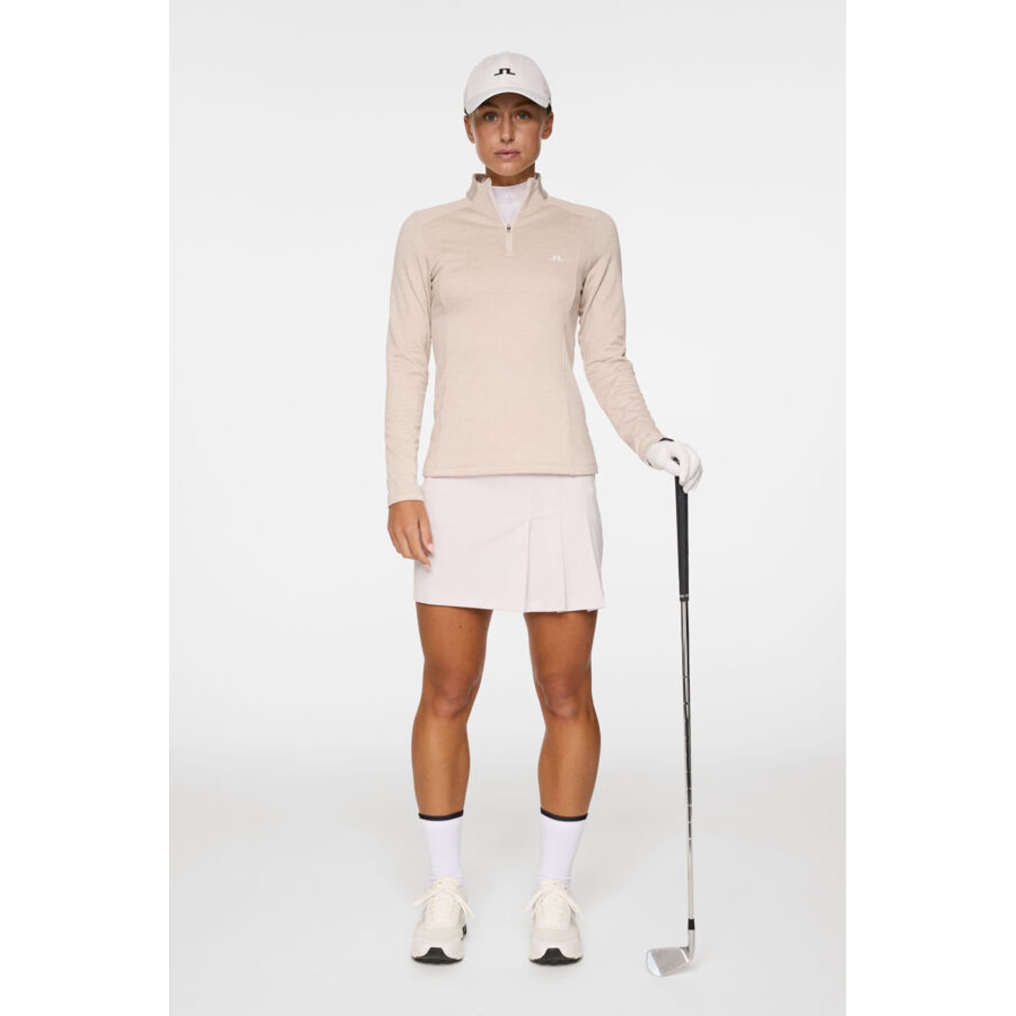 J. Lindeberg Steffi Quarter Zip Midlayer Damen