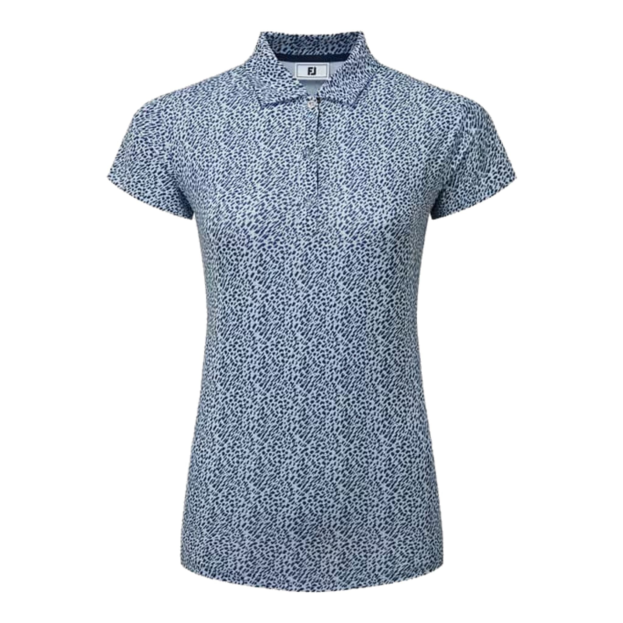 Footjoy Animal Print Cap Sleeve Lisle Polo