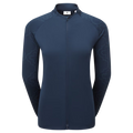 Footjoy Full Zip Printed Sleeve Midlayer Damen
