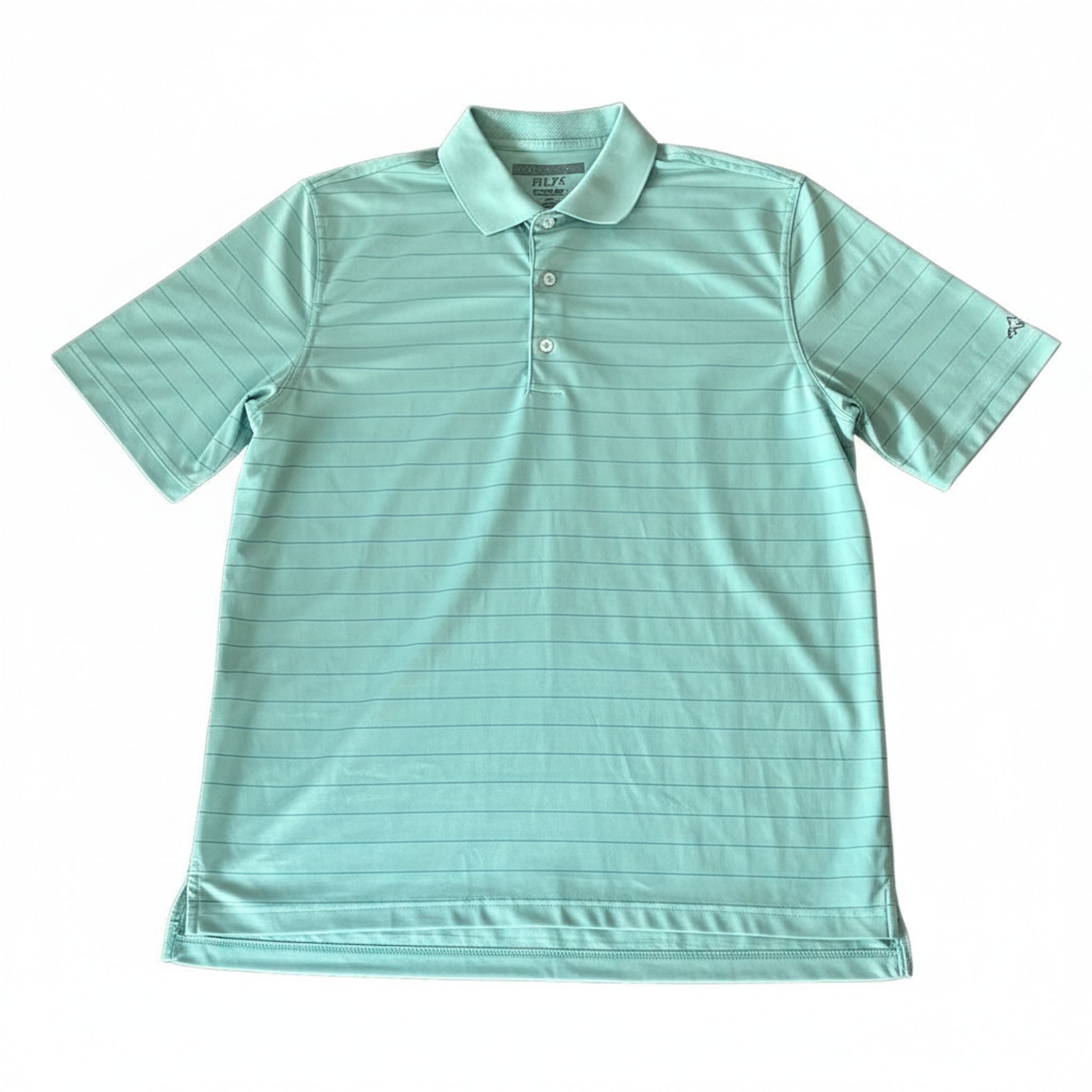 Greg Norman Piece Dye Heather Stripe Jersey Polo Herren