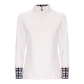 Jack Nicklaus Plaid Accent Poloshirt Damen