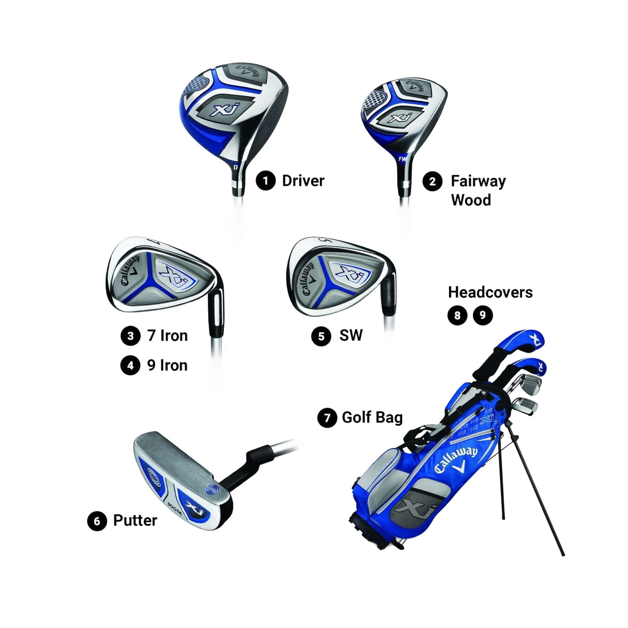 Callaway XJ Komplettset Girls Damen