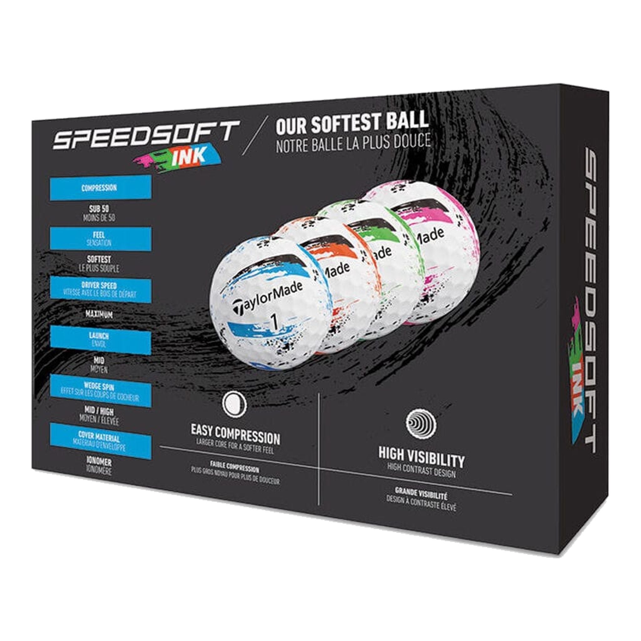 TaylorMade SpeedSoft Golfbälle Herren