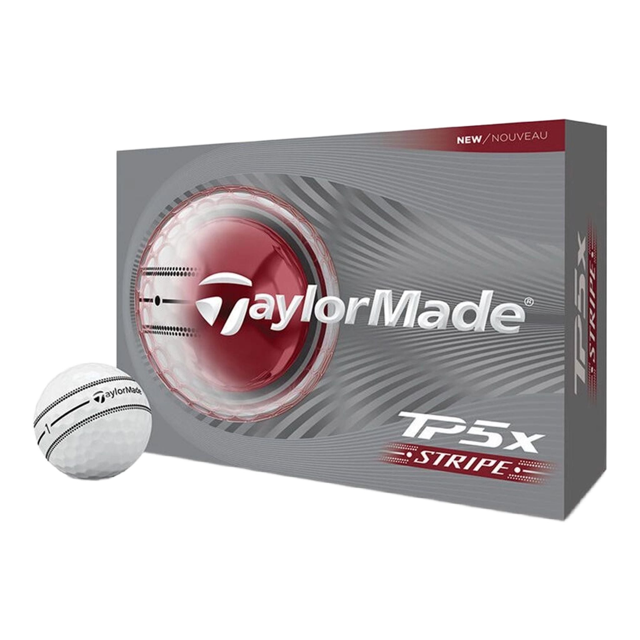 TaylorMade TP5x Stripe Golfbälle