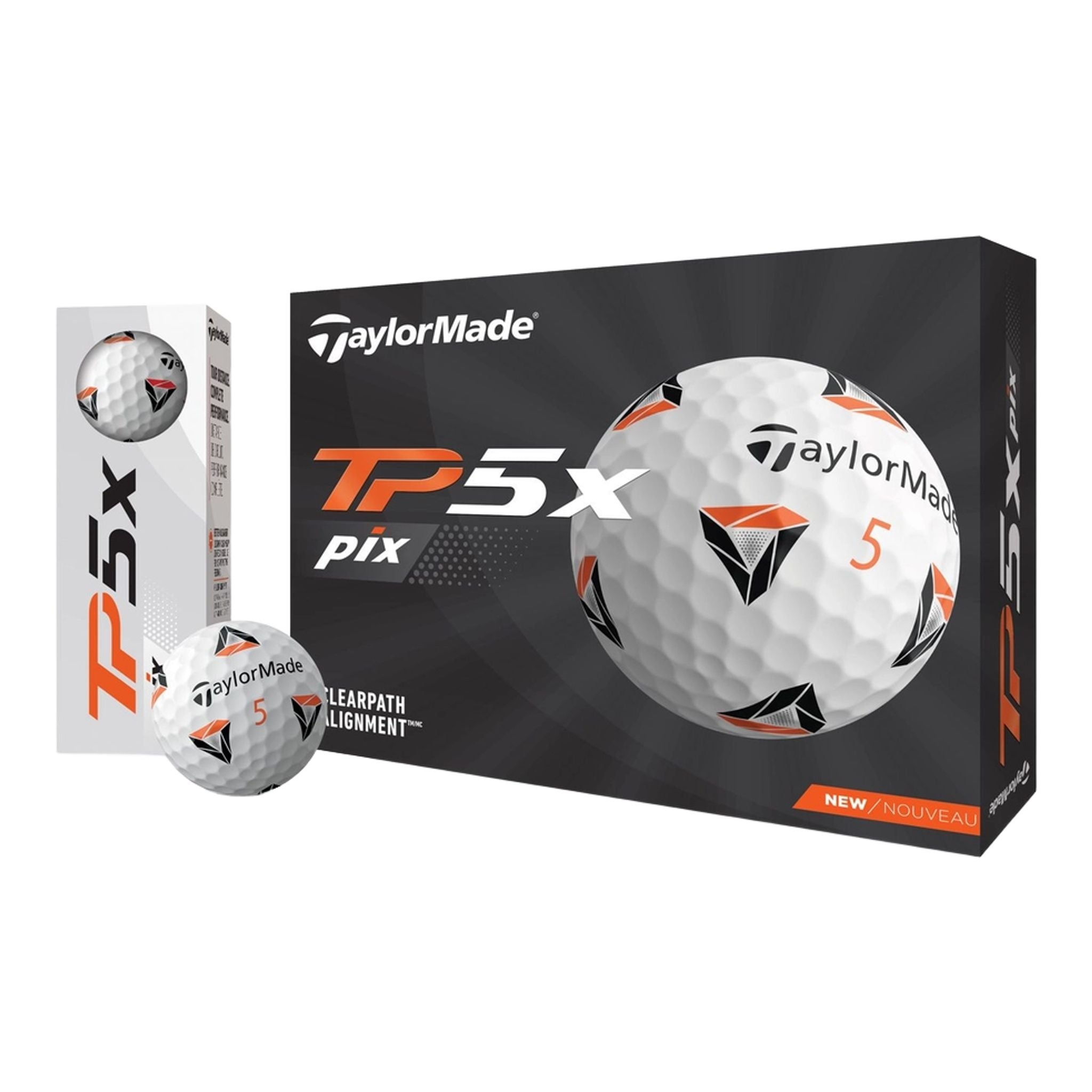 TaylorMade TP5x Pix (2021) Golfbälle