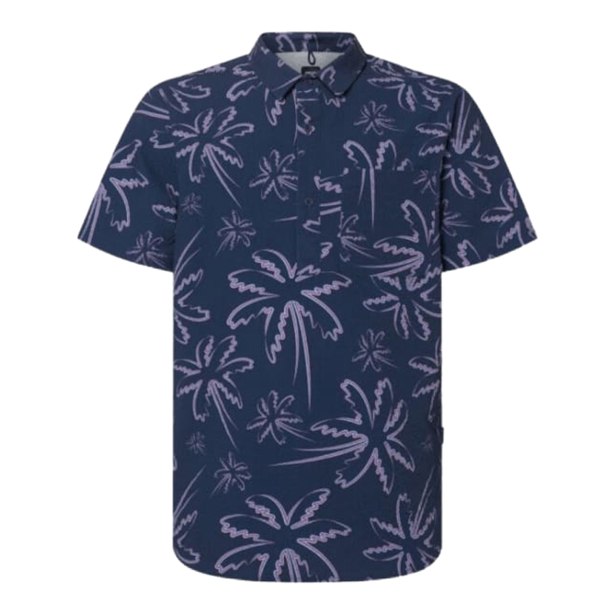 Oakley Deco Palms Button Down Poloshirt Herren