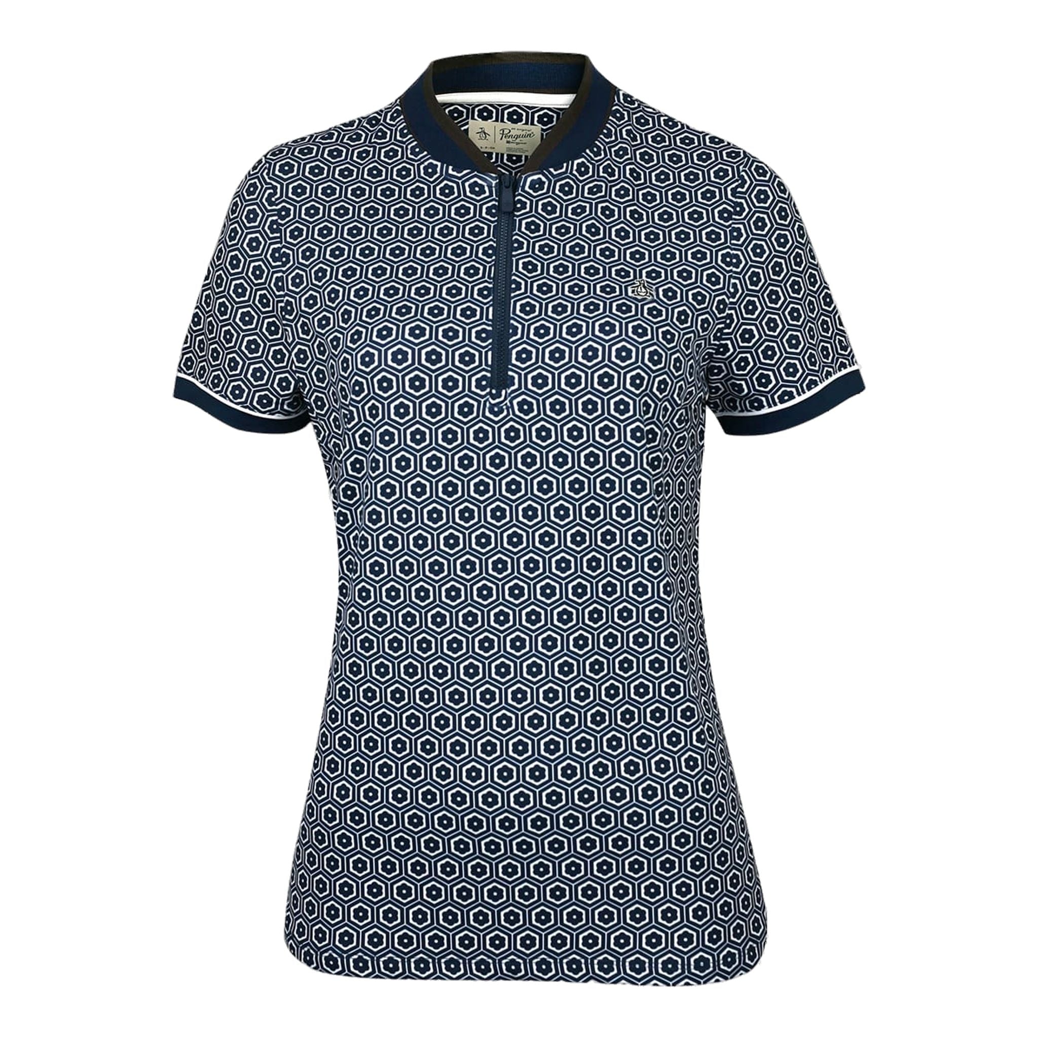 Original Penguin Geo Printed Golf Polo Damen