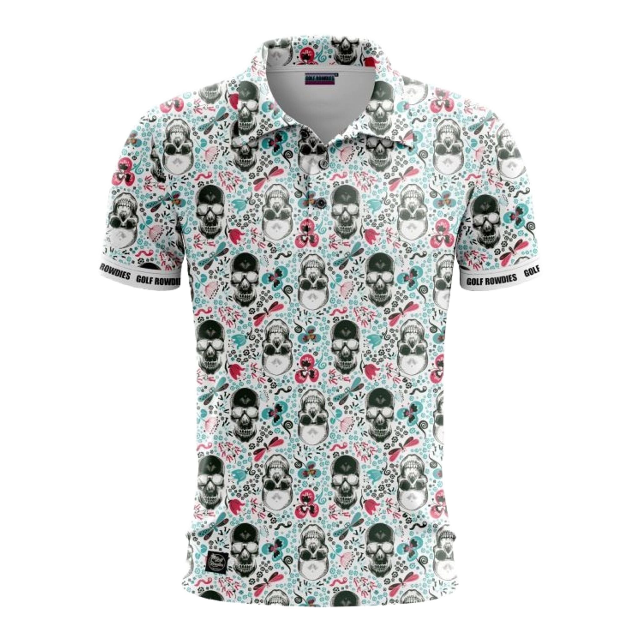 Golf Rowdies Skull Polo Herren