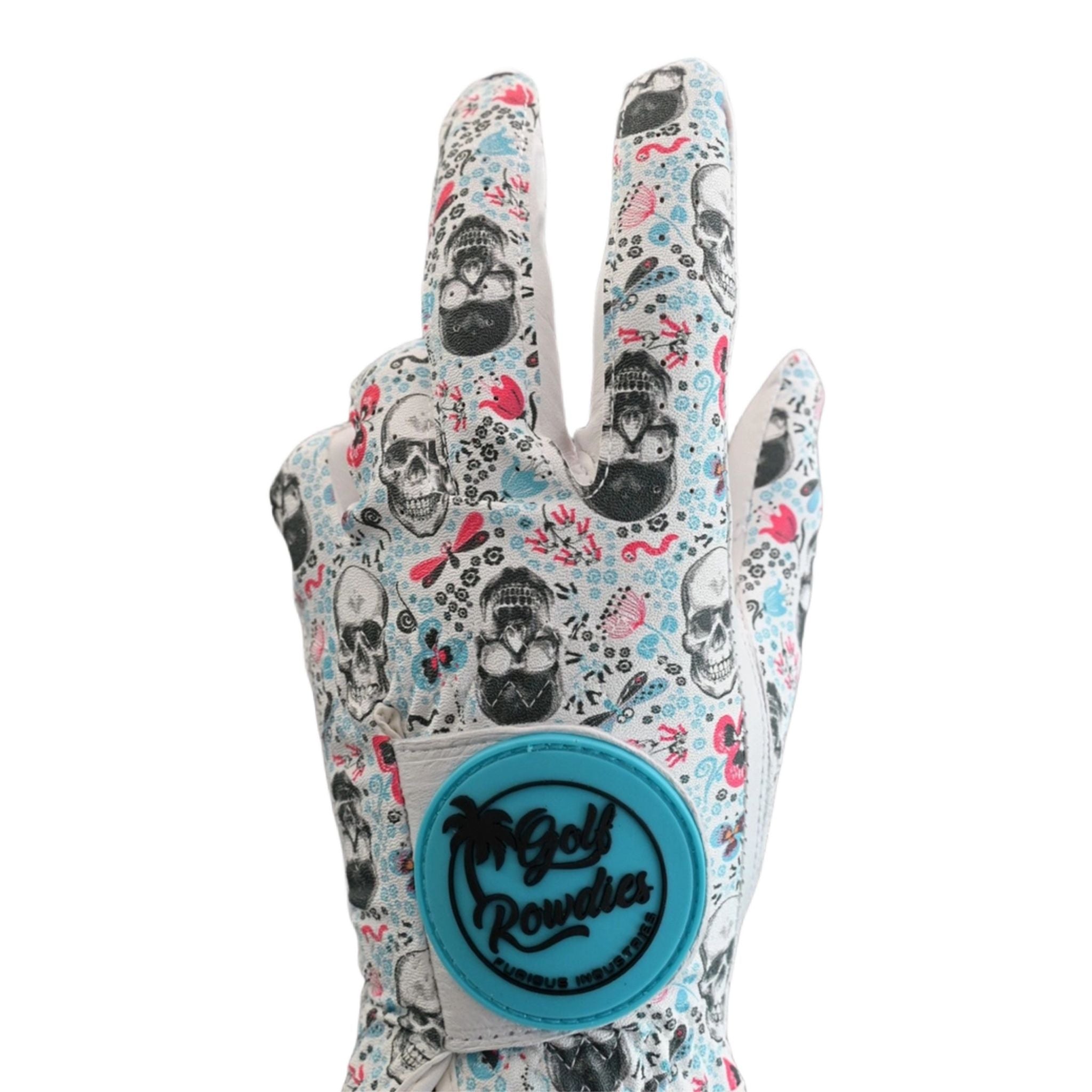 Golf Rowdies Skull Golfhandschuh Herren