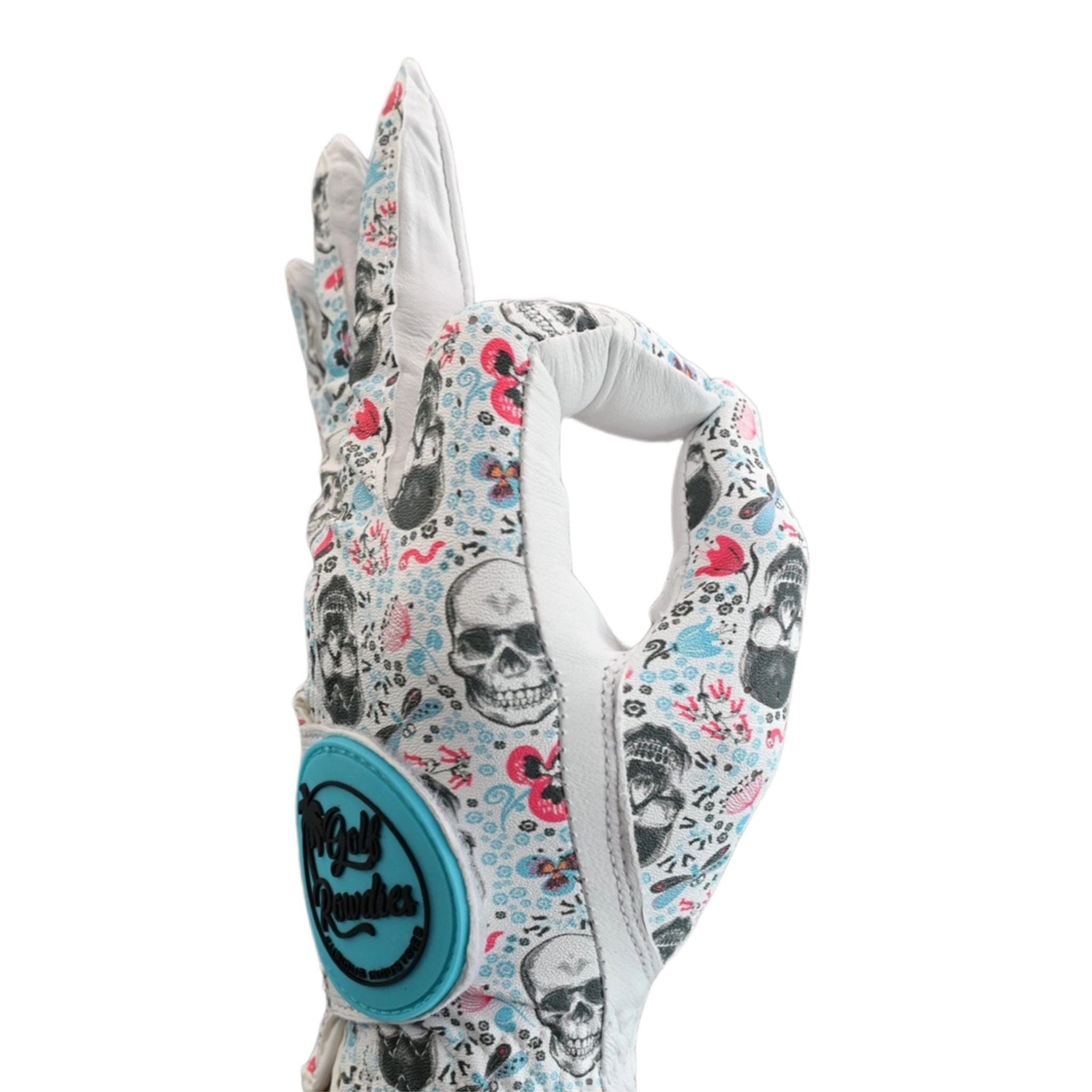 Golf Rowdies Skull Golfhandschuh Herren