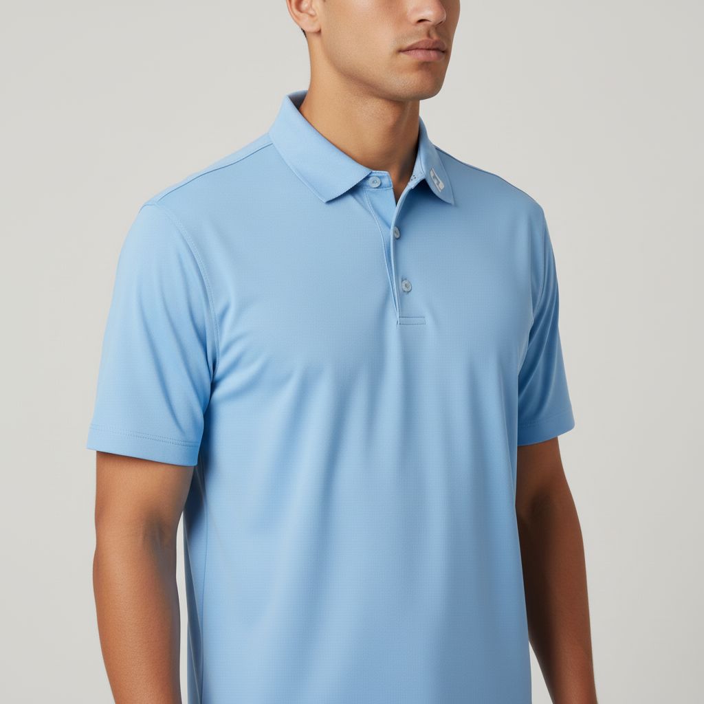 Footjoy Pique Solid Stretch Polo Herren