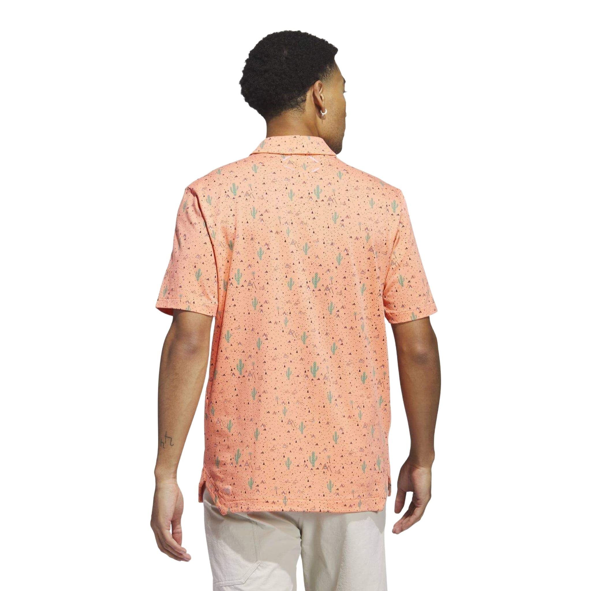 Adidas Adicross Desert Button Golfhemd Herren