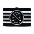 Callaway TW CART TOWEL 16X24 BLK/WHT/CHRCL 20