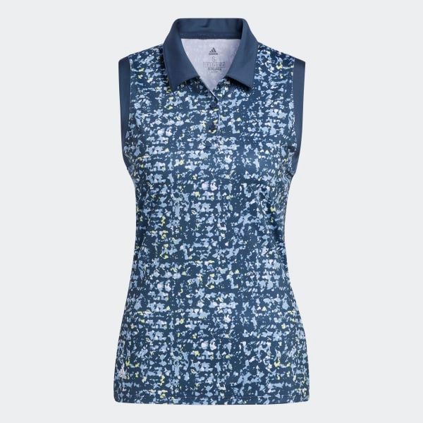 Adidas Ultimate365 Printed Sleeveless Polo Damen